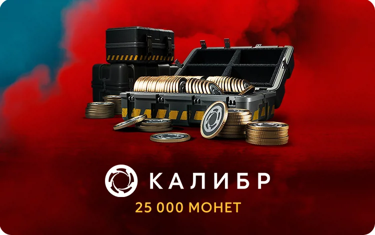 Игровая валюта Калибр: 25000 монет