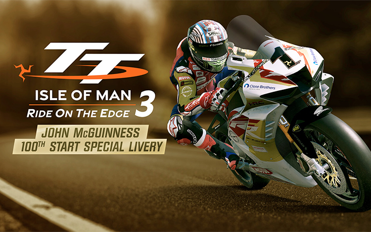 TT Isle Of Man 3 - John McGuinness 100th Start Livery
