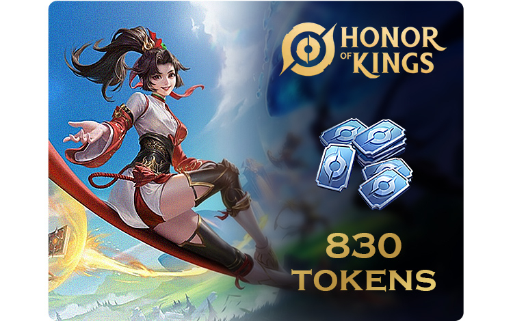 Игровая валюта Honor of Kings 830 Tokens