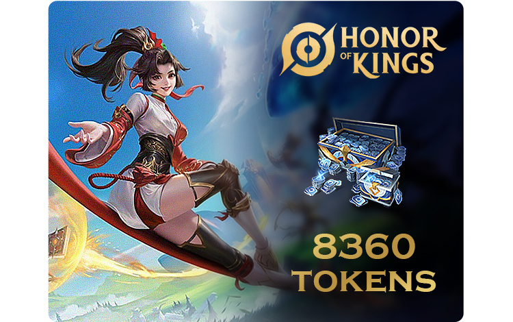 Игровая валюта Honor of Kings 8360 Tokens