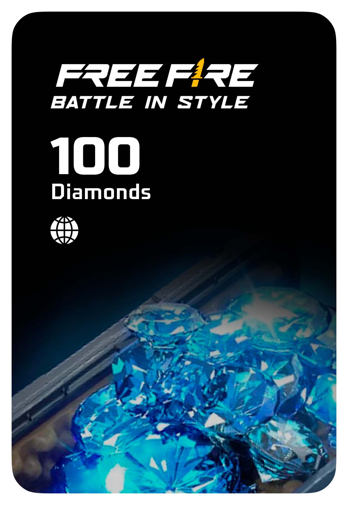 Игровая валюта Free Fire 100 Diamonds - Global