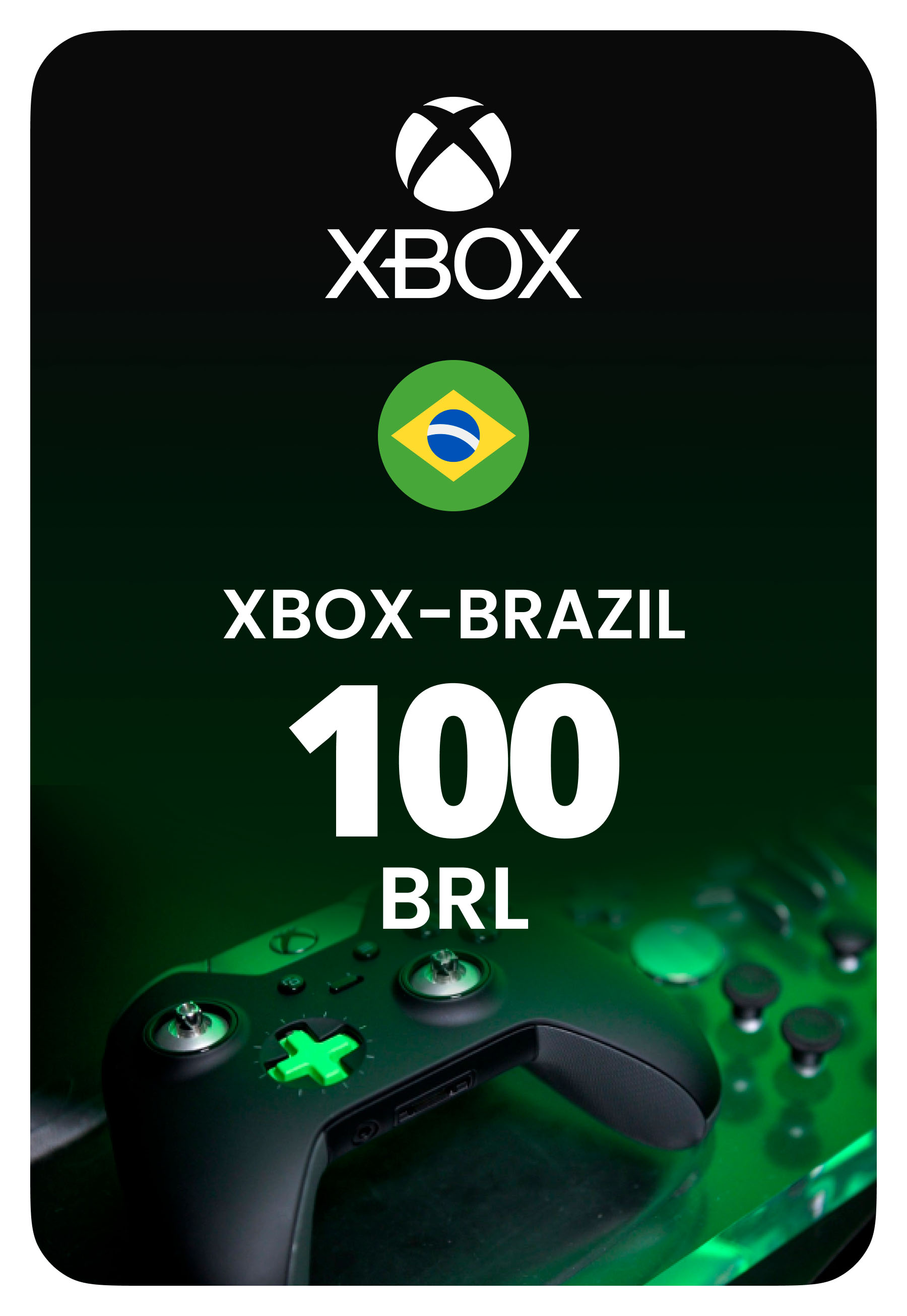 Карта пополнения Xbox - Бразилия 100 BRL