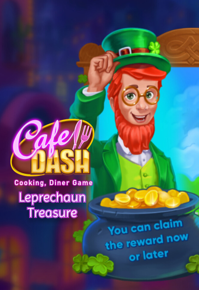 Cafe Dash: Cooking, Diner Game - Leprechaun's Treasure DLC