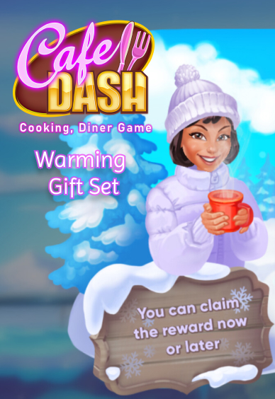 Cafe Dash: Cooking, Diner Game - Warming Gift Set DLC