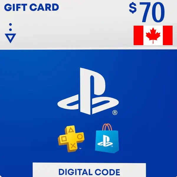 PlayStation Network Card PSN 70 CAD (CA)