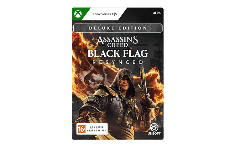 Assassin's Creed Black Flag Resynced Deluxe Edition (цифровая версия) (Xbox Series X|S) (WW)